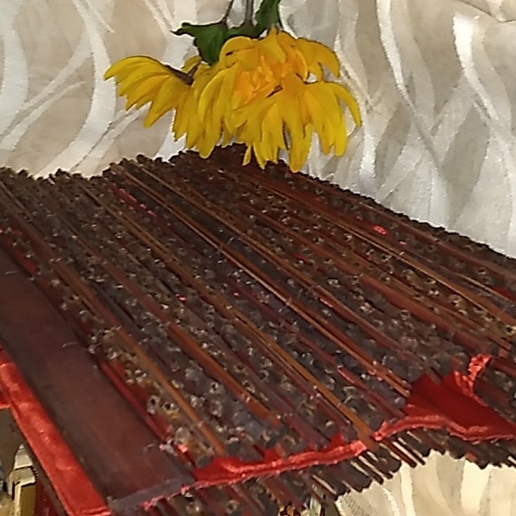 Beautiful Vintage Ecco Natural Twig & Wood Purse. - Picture 5 of 12